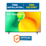 LG 43 inch NanoCell TV NANO75 4K Smart TV 43NANO75SQ