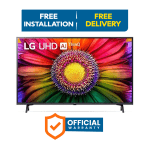 LG 43 inch UHD TV UR80 4K Smart TV 43UR8050PSB