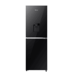 hisense 270l bmf inverter glass door with diepenser refrigerator rb1g266nm mirror black 2