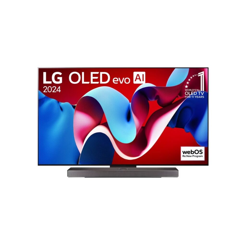 LG 65 Inch OLED evo C4 4K Smart TV 65C4PSA