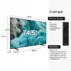 Samsung 75 Inch QLED 4K Vision AI Smart TV 2025 4