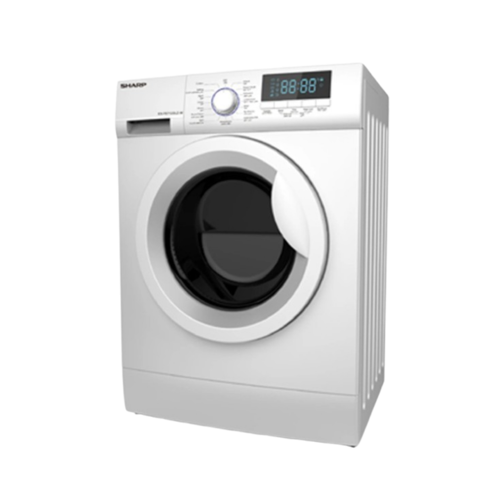 Sharp 7kg Front Loading Washing Machine (ES FE712DLZ S)
