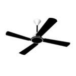 Conion Signature 56 Inch 4 Blades Ceiling Fan black 6442